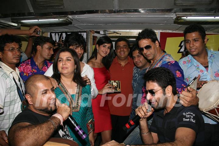 Cast and Crew at Tees Maar Khan music launch