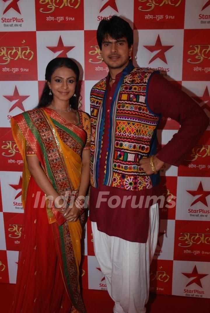 Mansi Parekh & Rahil Azham at the premiere of Star Plus Gulaal