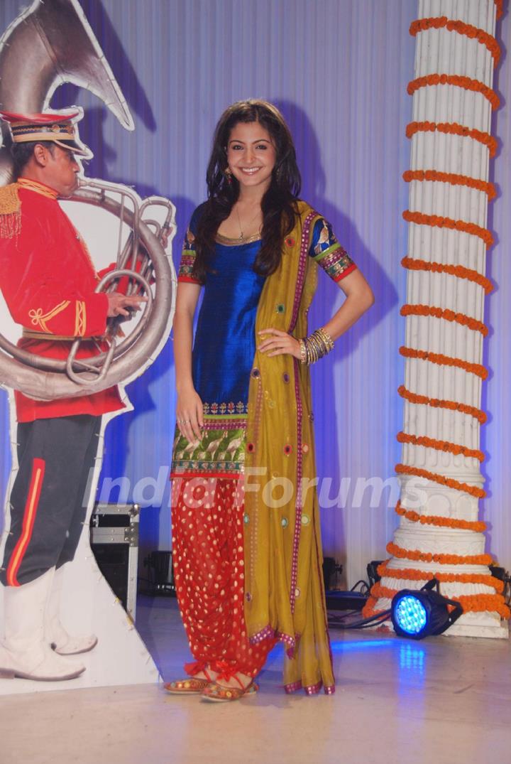 Anushka Sharma at Band Baaja Barat promotional musical event at Yashraj Studio