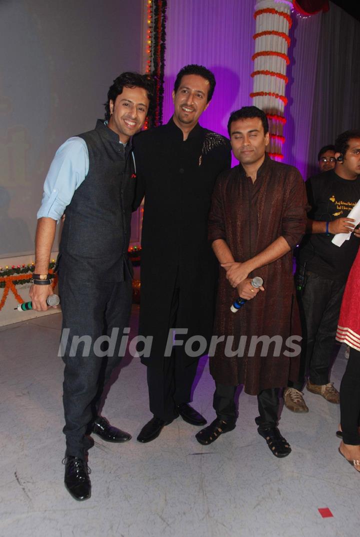 Salim and Sulaiman Merchant at Band Baaja Barat promotional musical event at Yashraj Studio