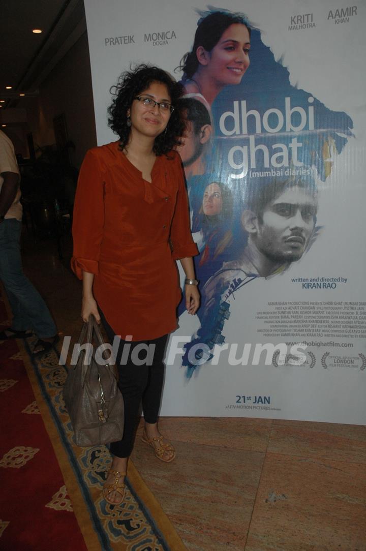 Kiran Rao at Dhobi Ghat First Look at Intercontinental, Mumbai