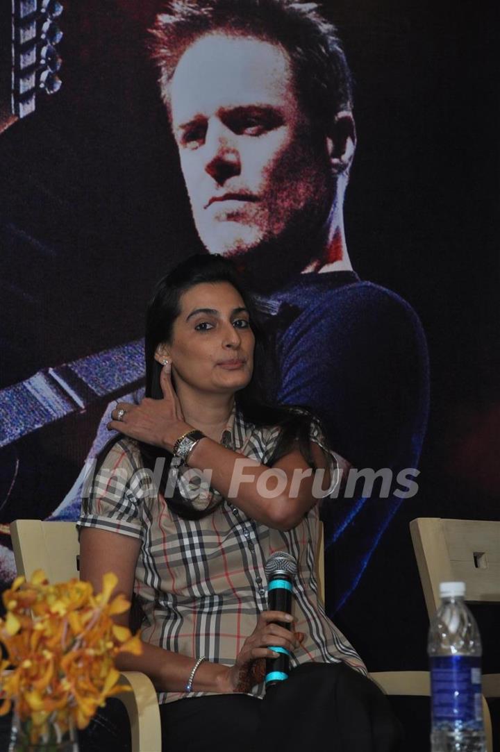 Bryan Adams live concert press meet at Grand Hyatt, Mumbai