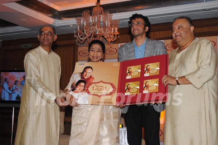 Asha Bhosle Unveils Naina Lagai Ke Music Album