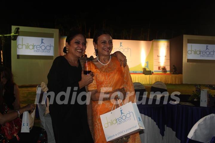 Tanuja Mukherjee and Anju Mahendroo at Child Reach NGO event