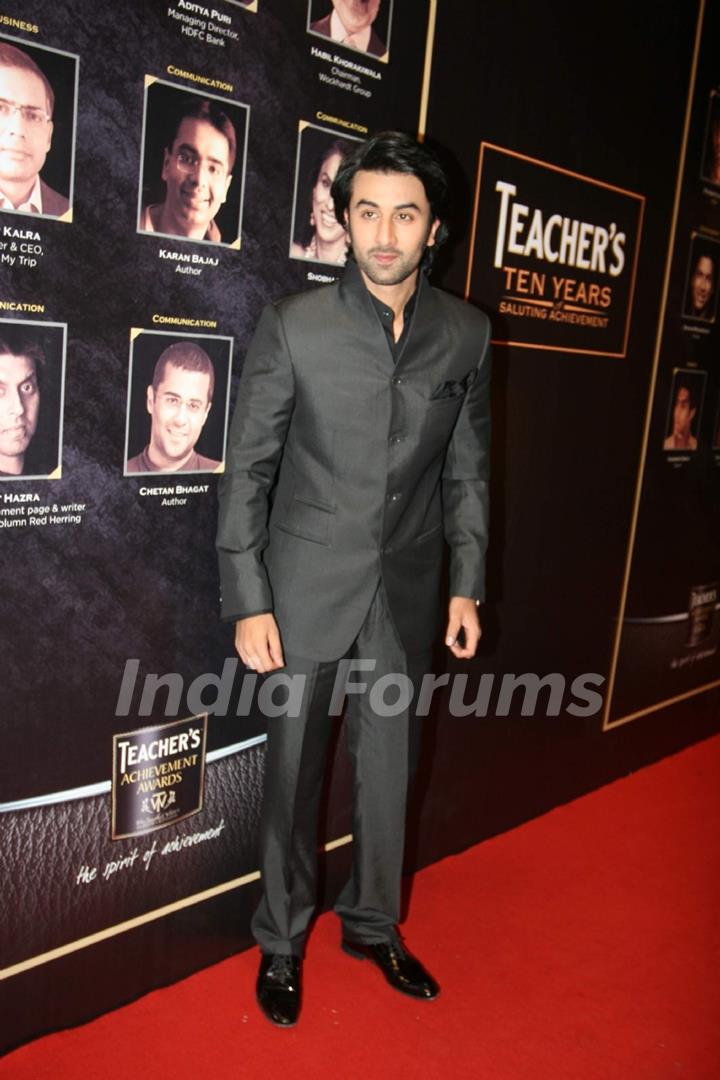 Ranbir Kapoor at Teachers Awards at Taj Lands End