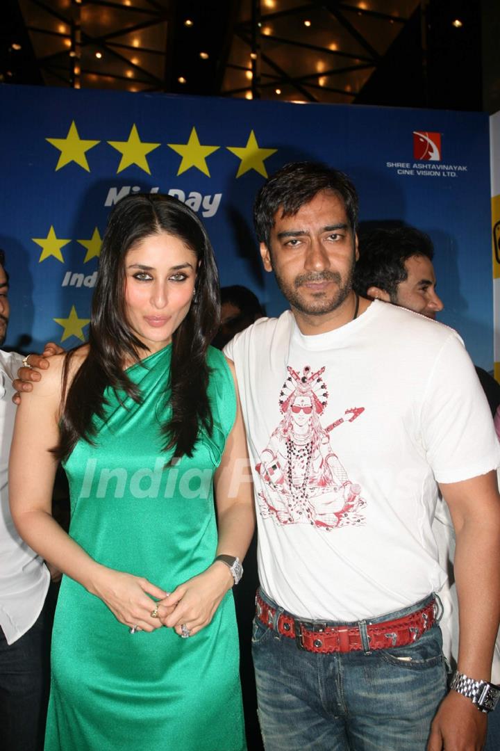 Kareena and Ajay Devgan at Golmaal 3 success bash, Hyatt Regency