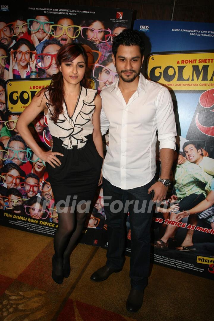 Kunal Khemu and Soha Ali Khan at Golmaal 3 success bash, Hyatt Regency