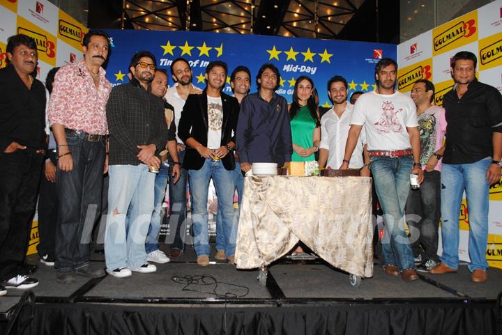 Cast and Crew at Golmaal 3 success bash at Hyatt Regency