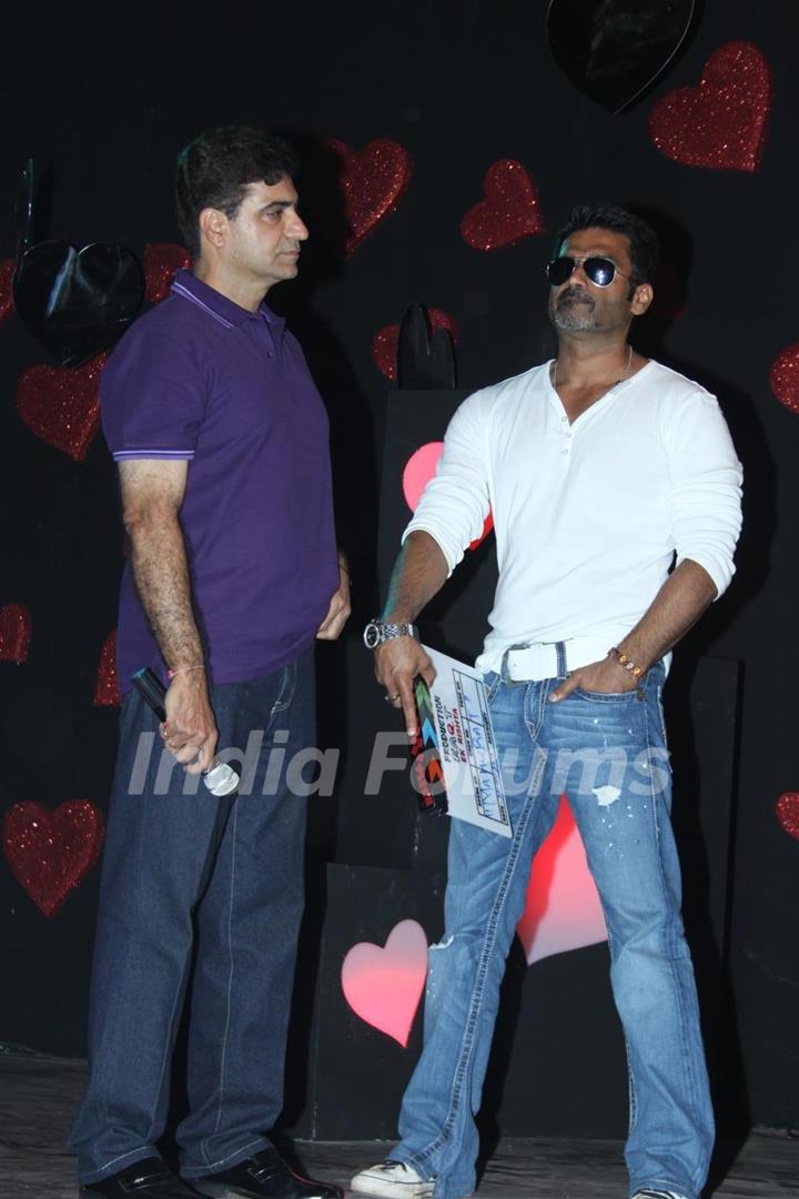 Sunil Shetty at Raqt-Ek Rishta film Mahurat at Filmistan