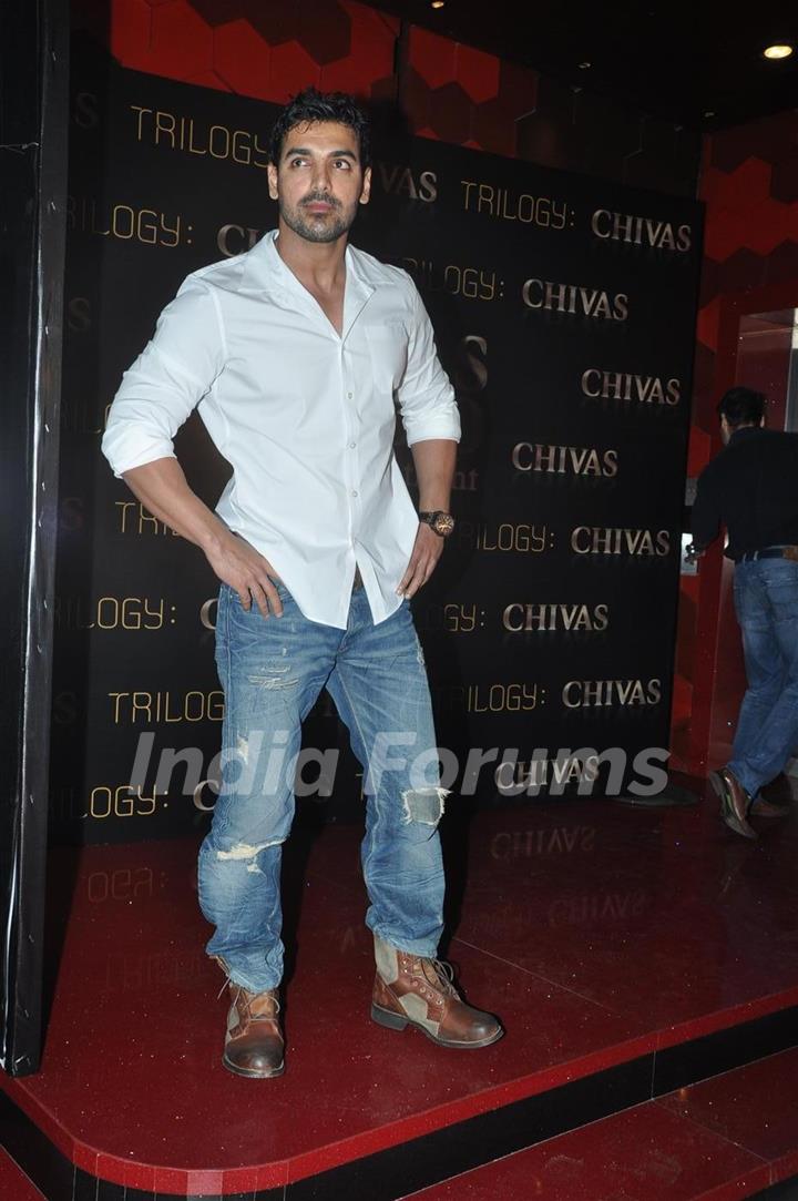 John Abraham at Chivas Studio Spotlight event