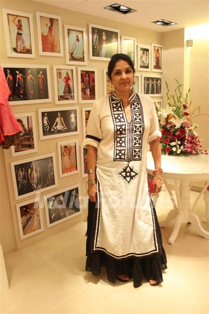 Neena Gupta at innaguration of fashion designer Masaba Gupta's first standalone store''MASABA''