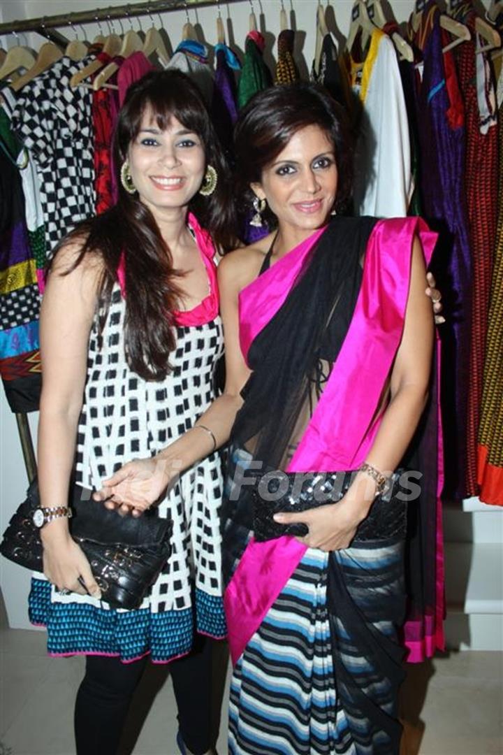 Mandira Bedi at innaguration of fashion designer Masaba Gupta's first standalone store''MASABA''