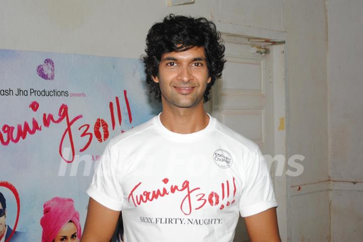 Purab Kohli at the promotion of there movie turning 30 event