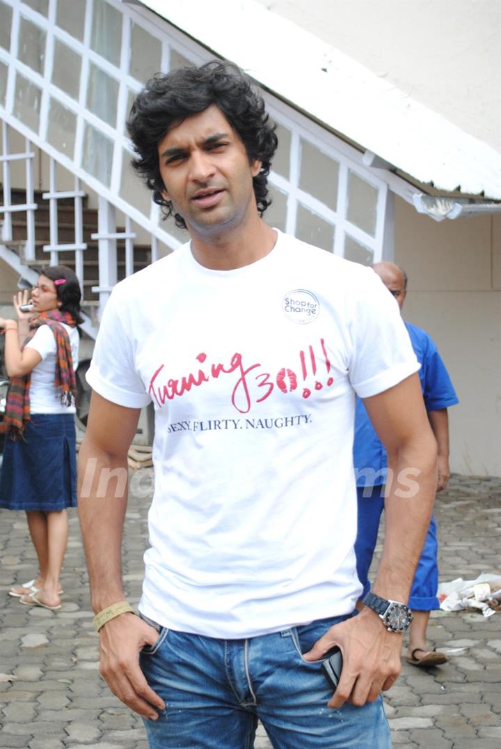 Purab Kohli at the promotion of there movie turning 30 event