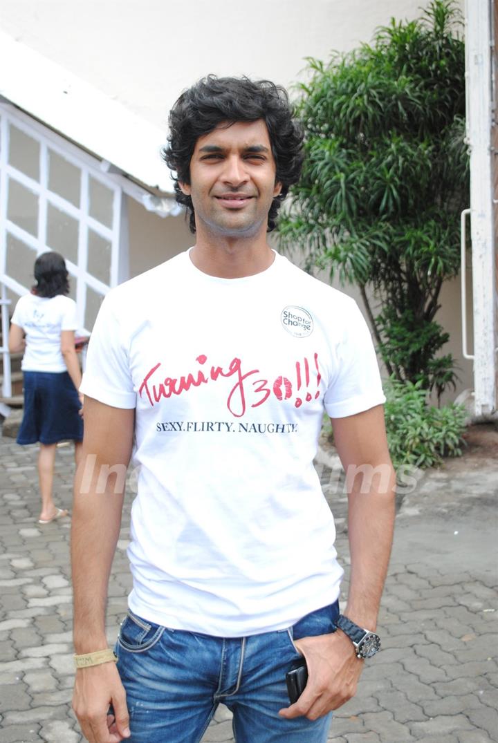 Purab Kohli at the promotion of there movie turning 30 event