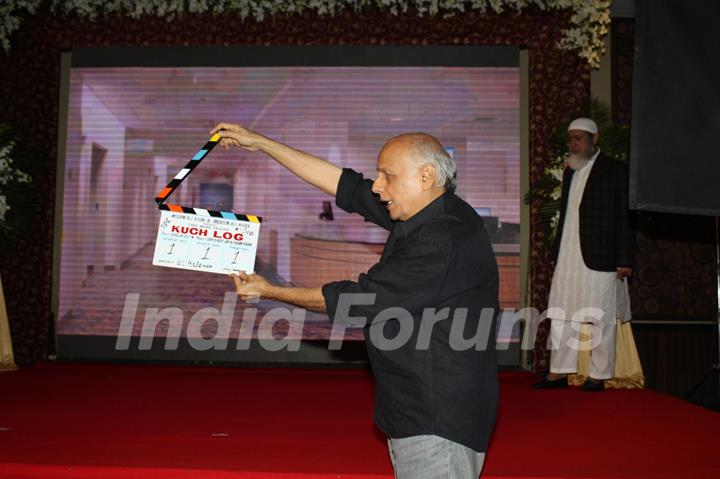 Mahesh Bhatt at the launch of the film 'Kuch Log' based on 26/11 attacks