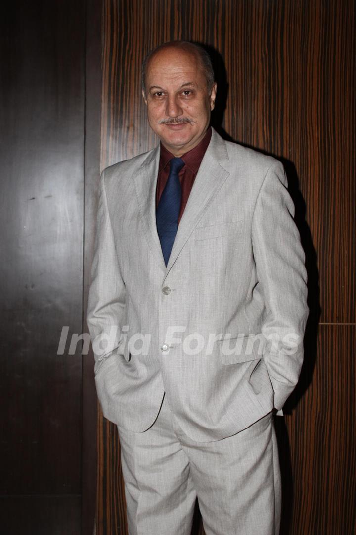 Anupam Kher at the launch of the film 'Kuch Log' based on 26/11 attacks