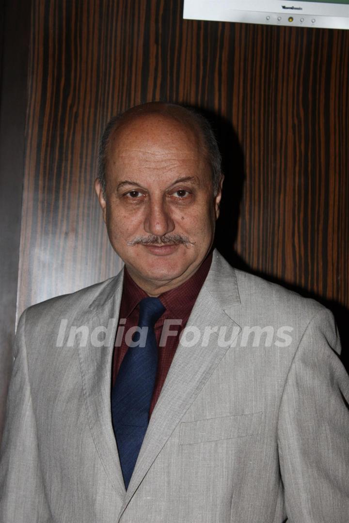 Anupam Kher at the launch of the film 'Kuch Log' based on 26/11 attacks