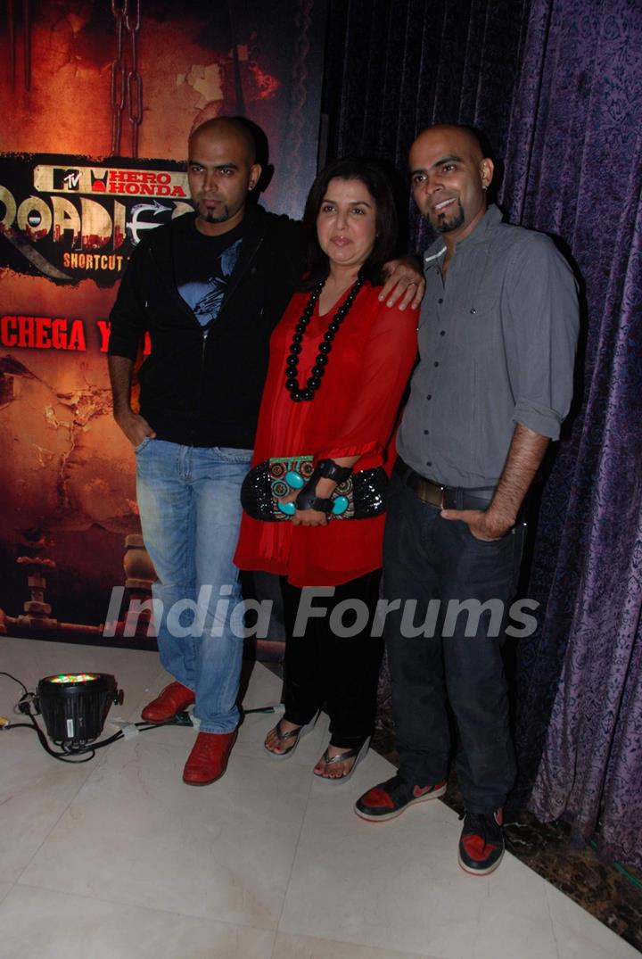 Farah Khan and Raghu Ram at MTV Roadies promotional event, Enigma