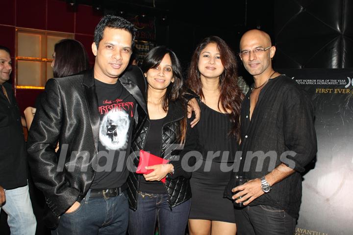 Producers Yash and Mamta Patnaik, Kirti Kelkar and Rajesh Khera at the celebration party of Kaalo