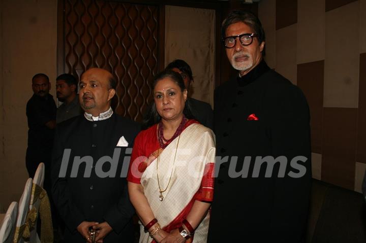 Amitabh and Jaya at Sameer daughter Shanchita & Abhishek wedding at Sun and Sands wedding reception