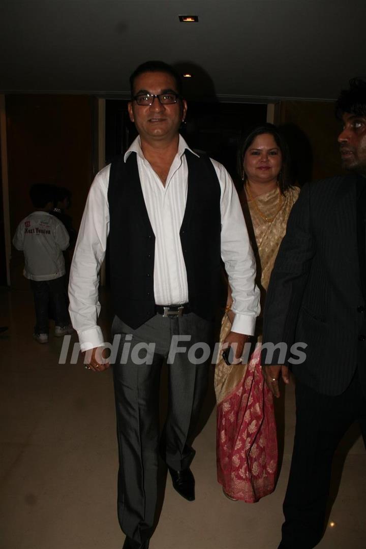 Abhijeet at Sameer's daughter Shanchita & Abhishek wedding at Sun and Sands wedding reception