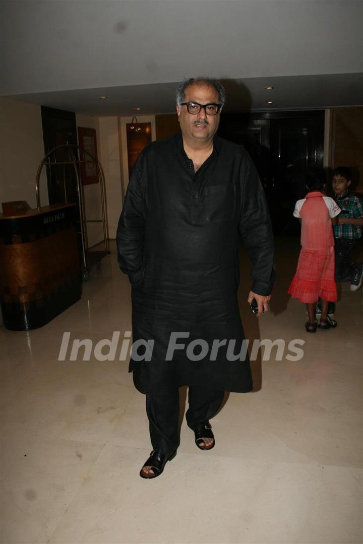 Boney Kapoor at Sameer's daughter Shanchita & Abhishek wedding at Sun and Sands wedding reception