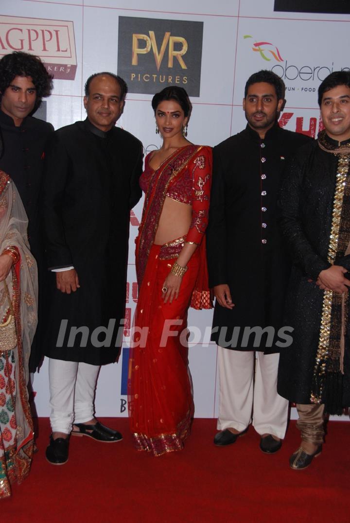 Team of &quot;Khelein Hum Jee Jaan Sey&quot; at the premiere of the movie in Mumbai. .