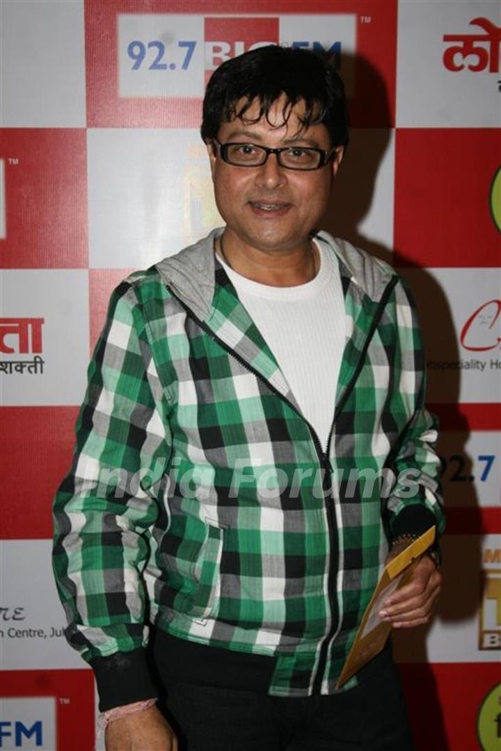 Sachin Pilgaonkar at BIG FM Marathi Awards at the Tulip Star