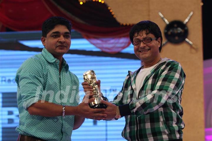 Sachin Pilgaonkar at BIG FM Marathi Awards at the Tulip Star