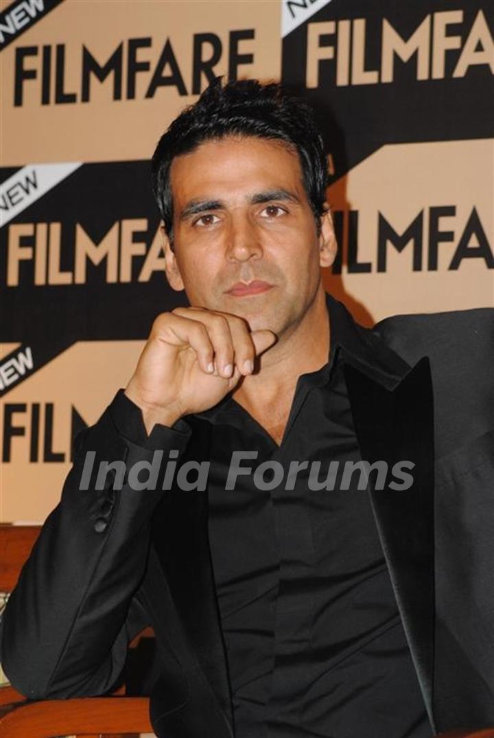 Akshay Kumar unveil Special Anniversay Issue 2010 of Filmfare Magazine at Enigma in Hotel JW Marriott in Juhu, Mumbai