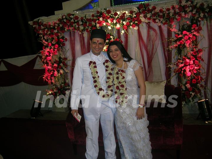 Rushad Rana with wife Khushnum