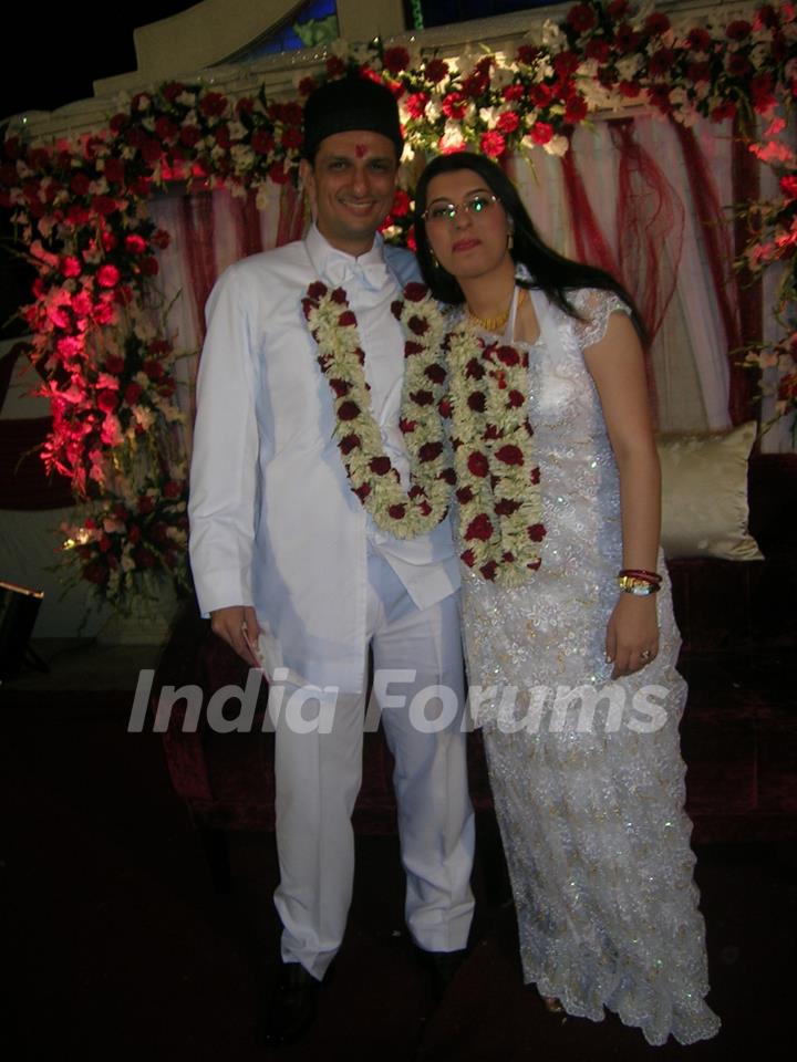 Rushad Rana with wife Khushnum