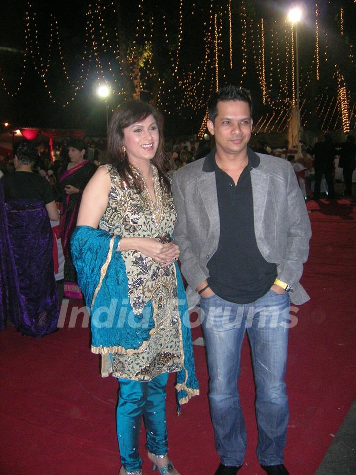 Rushali Arora and Yash Patnaik at Rushad Rana Wedding Reception