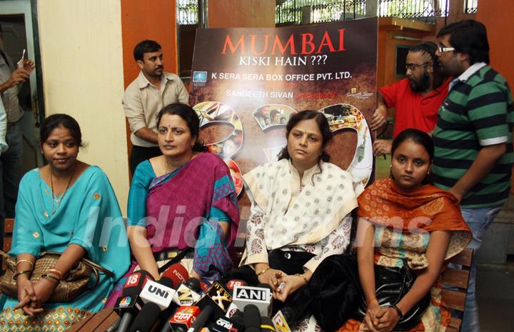 Screening of movie ''332 Mumbai To India'' at star house 'Andheri, Mumbai