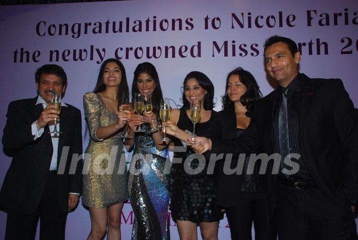 Miss Earth Nicole Faria welcome bash at Atria Mall. .