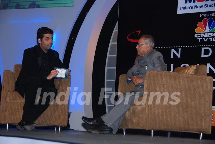 Karan Johar hosts CNBC India Business Awards at Grand Hyatt. .