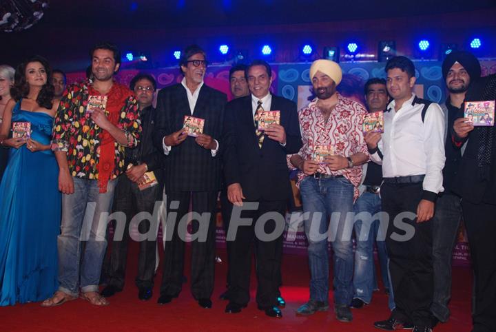 Yamla Pagla Deewana music launch at Novotel.  .