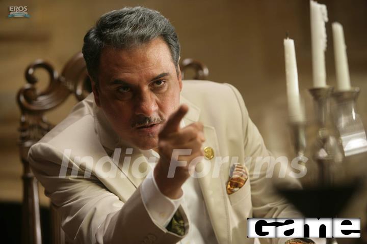 Boman Irani as Op Ramsay in the movie Game(2011)