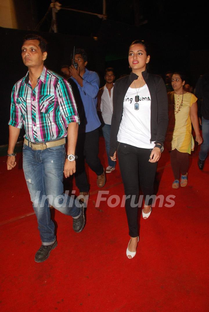 Sonakshi Sinha attends MMK College Akarshan fest at Tulip Star. .