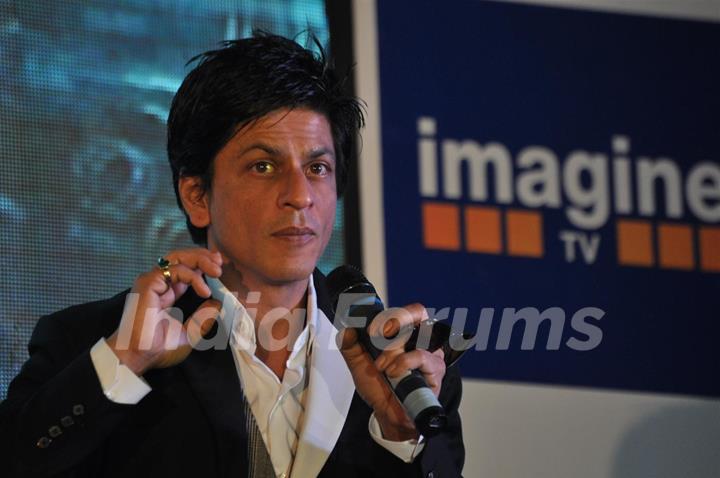 Shahrukh Khan launch Imagine Indian television’s new mega show &quot;Zor Ka Jhatka&quot; at Grand Hyatt Hotel