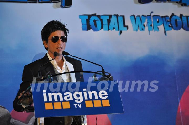 Shahrukh Khan launch Imagine Indian television’s new mega show &quot;Zor Ka Jhatka&quot; at Grand Hyatt Hotel