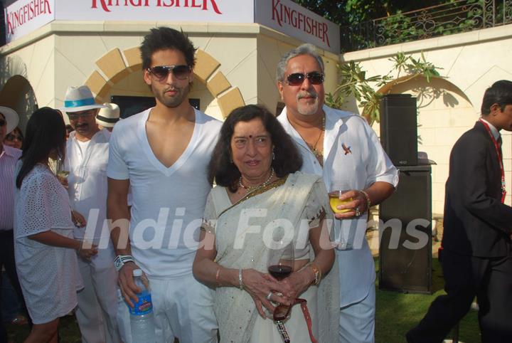 Vijay Mallya and Sidhartha Mallya at Kingfisher Calendar Launch 2011. .