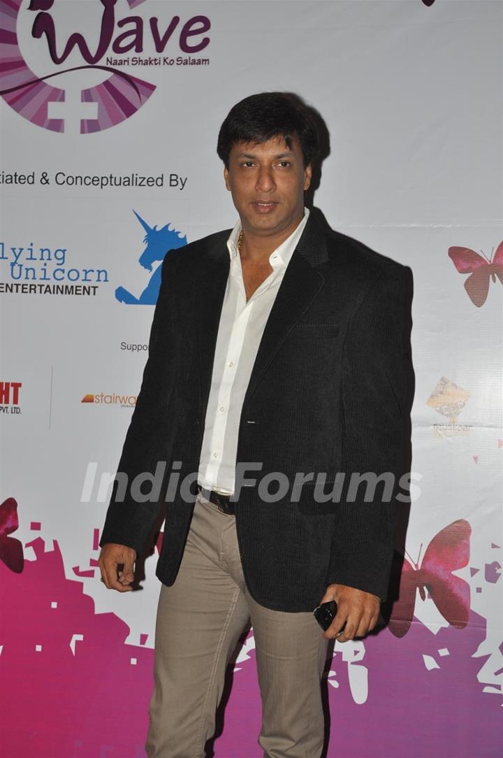 Madhur Bhandarkar at Pearls Waves Concert, Bandra Kurla Complex in Mumbai. .