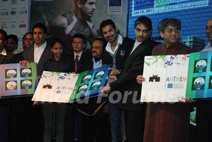 John Abraham launches Mumbai marathon anthem at Trident