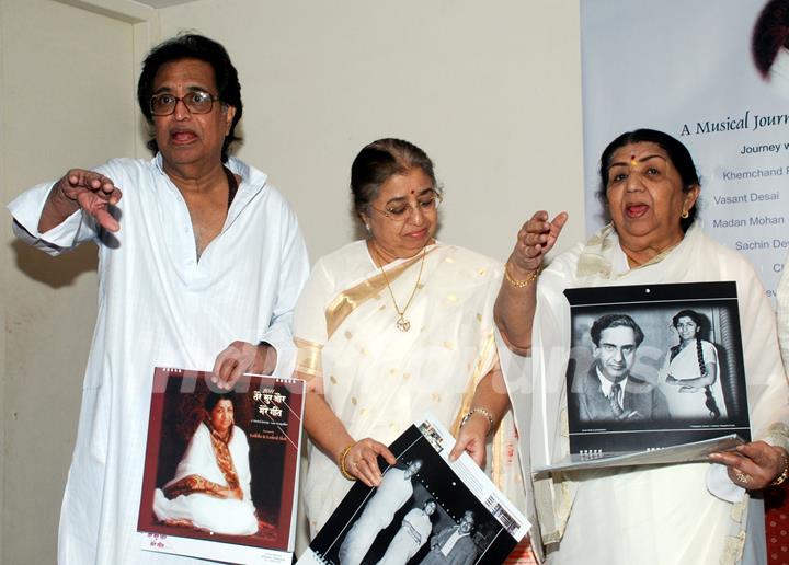 Lata Mangeshkar's calendar launch