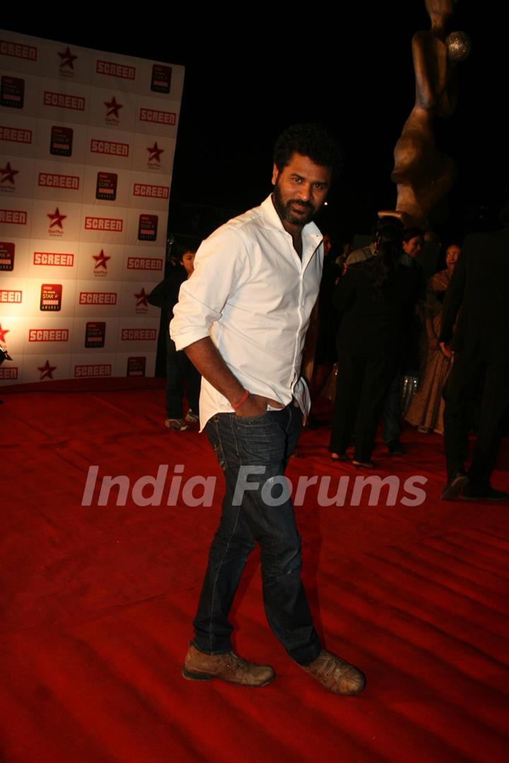 Prabhu Deva at 17th Annual Star Screen Awards 2011