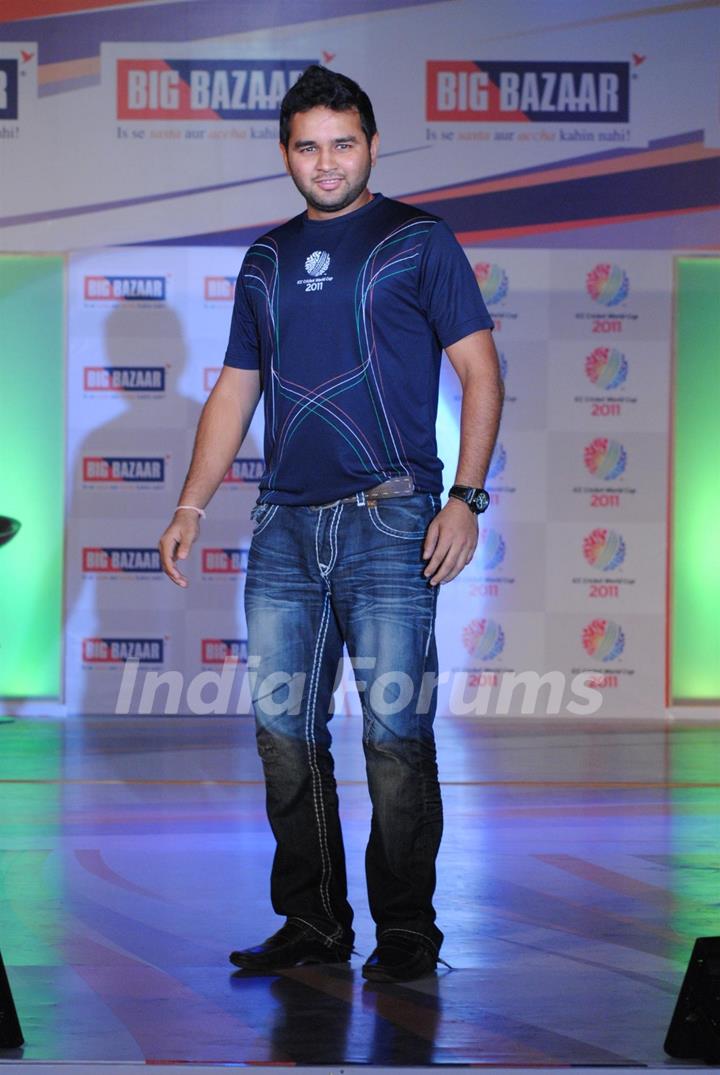 Parthiv Patel at Big Bazaar World Cup Collection Launch, Phoenix Mills