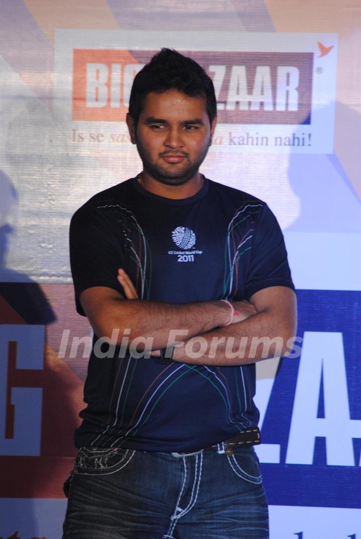 Parthiv Patel at Big Bazaar World Cup Collection Launch, Phoenix Mills