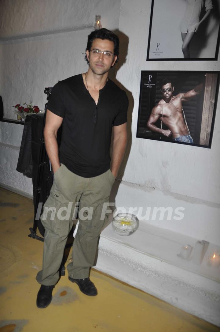 Hrithik Roshan grace Dabboo Ratnani Calendar Launch at Olive, Bandra, Mumbai. .